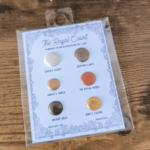 The Royal Court - Watercolour Dot Card Set (Vegan)