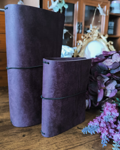 Amethyst Passport Leather Journal Cover