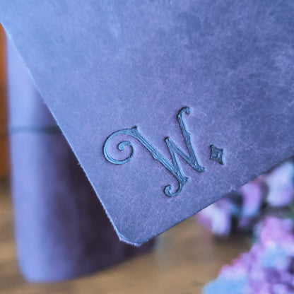Amethyst Passport Leather Journal Cover