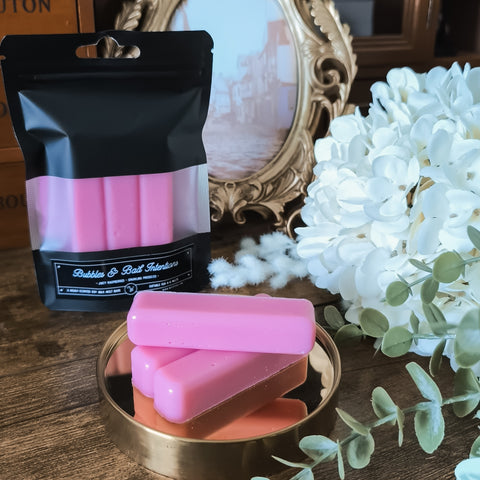 Bubbles and Bad Intentions - juicy raspberry and Sparkling Bubbles Wax Melts