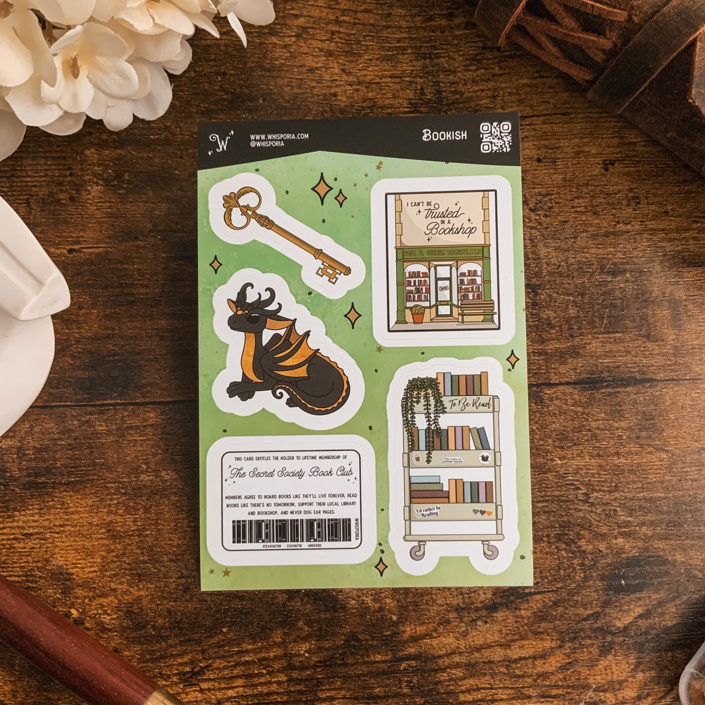 Bookish Sticker Sheet