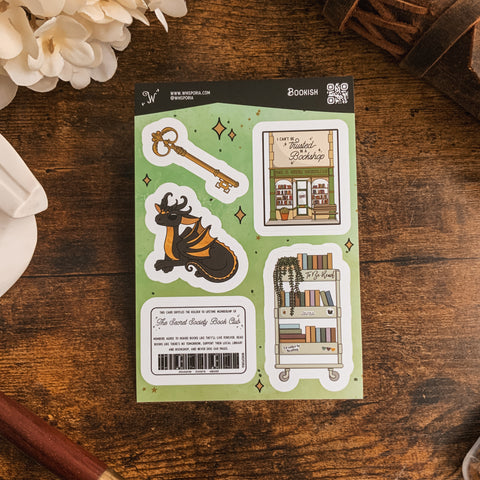Bookish Sticker Sheet