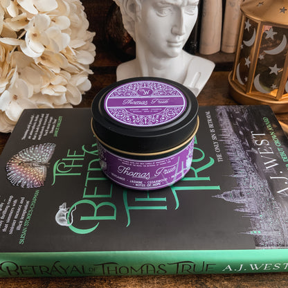 Thomas True - Bergamot, Jasmine & Cedarwood Candle