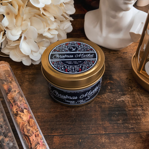 Christmas Market - Spiced Plum & Clove Candle (120ml Tin)