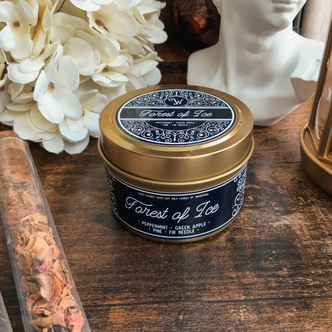Forest of Ice - Peppermint, Pine & Fir Needle Candle (120ml Tin)