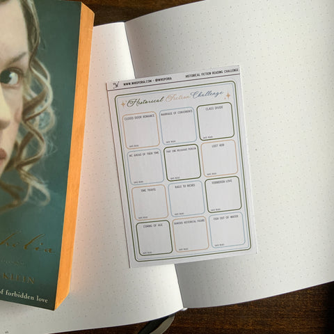 Historical Fiction Reading Challenge Sticker