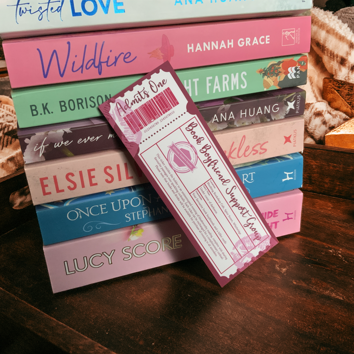 Book Boyfriend Support Group Bookmark