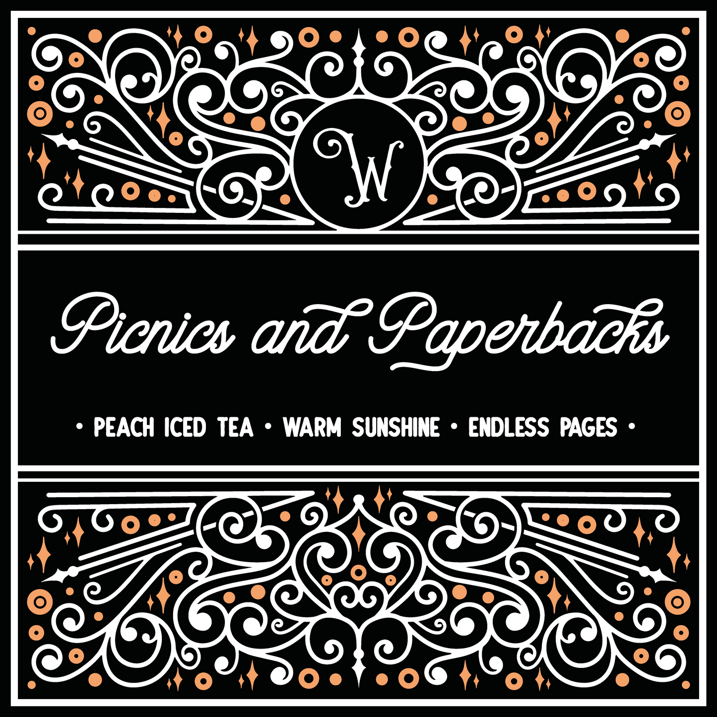 Picnics & Paperbacks Candle - Peach Iced Tea