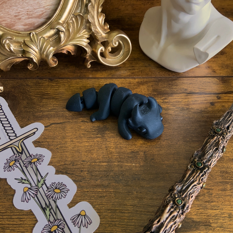 Obsidian Book Dragon