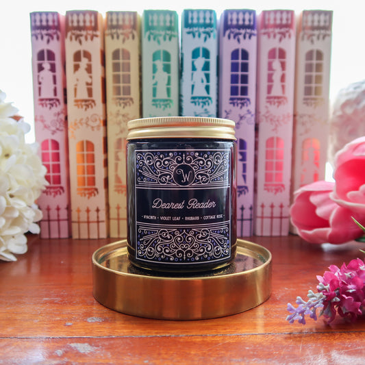 Dearest Reader - Hyacinth, Rose & Rhubarb Candle