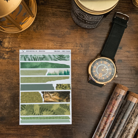 Forest Foliage - Torn Edges (Small)