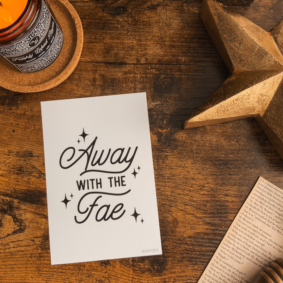 Away with the Fae A6 Art Print and Journaling Card