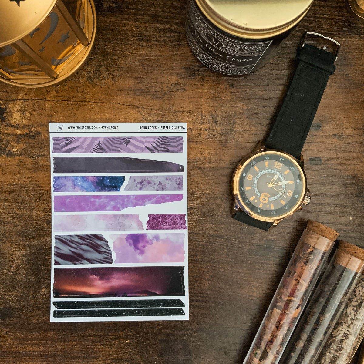 Purple Celestial - Torn Edges (Small)