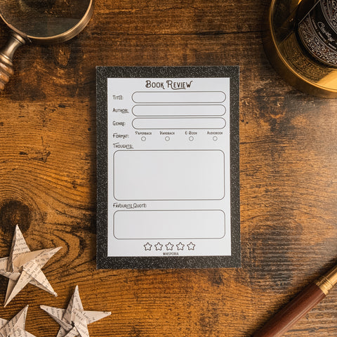 Book Review A6 Notepad (50 sheets)