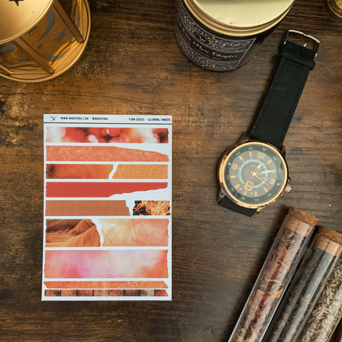 Glowing Embers - Torn Edges (Small)