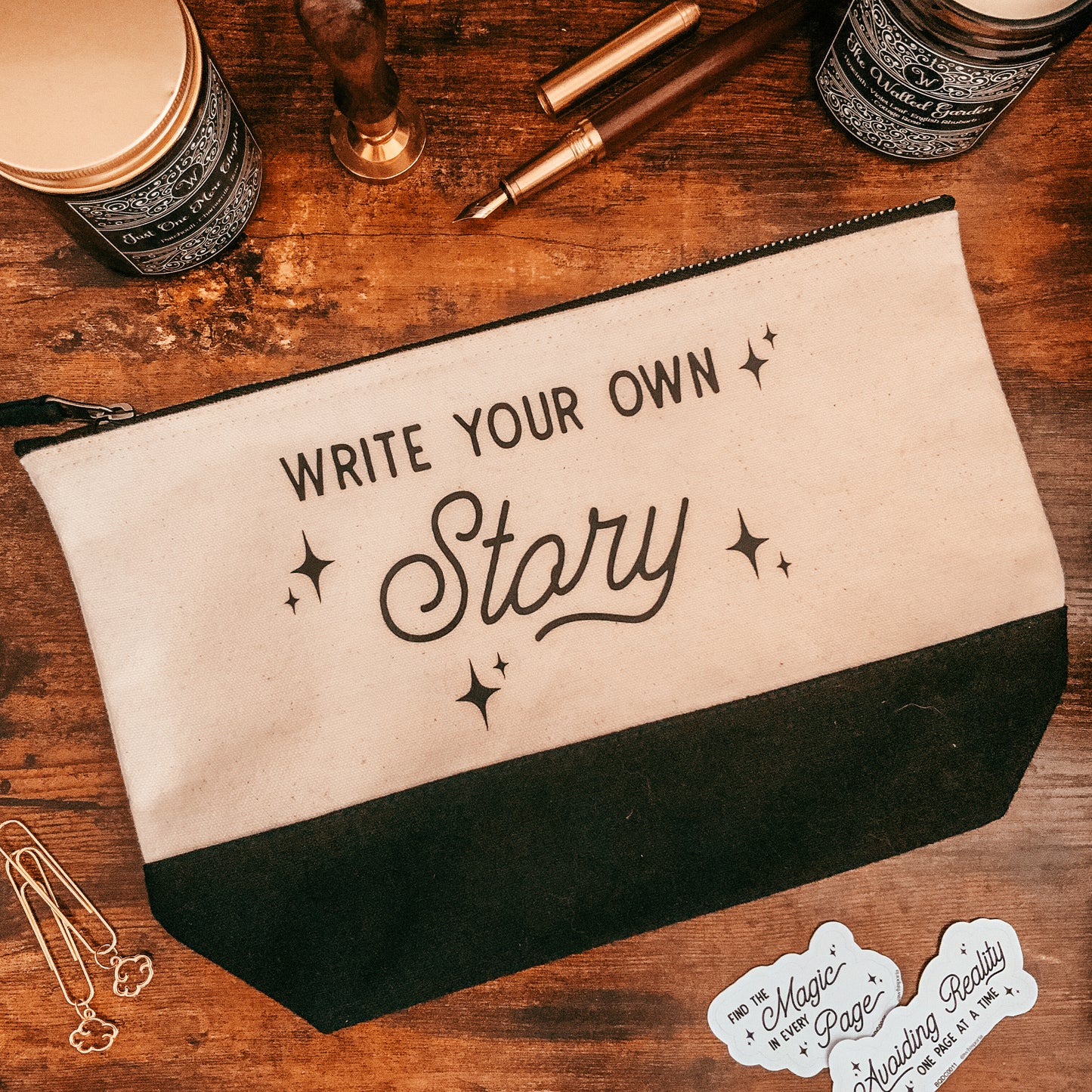 Write Your Own Story Dipped Pouch (Small)