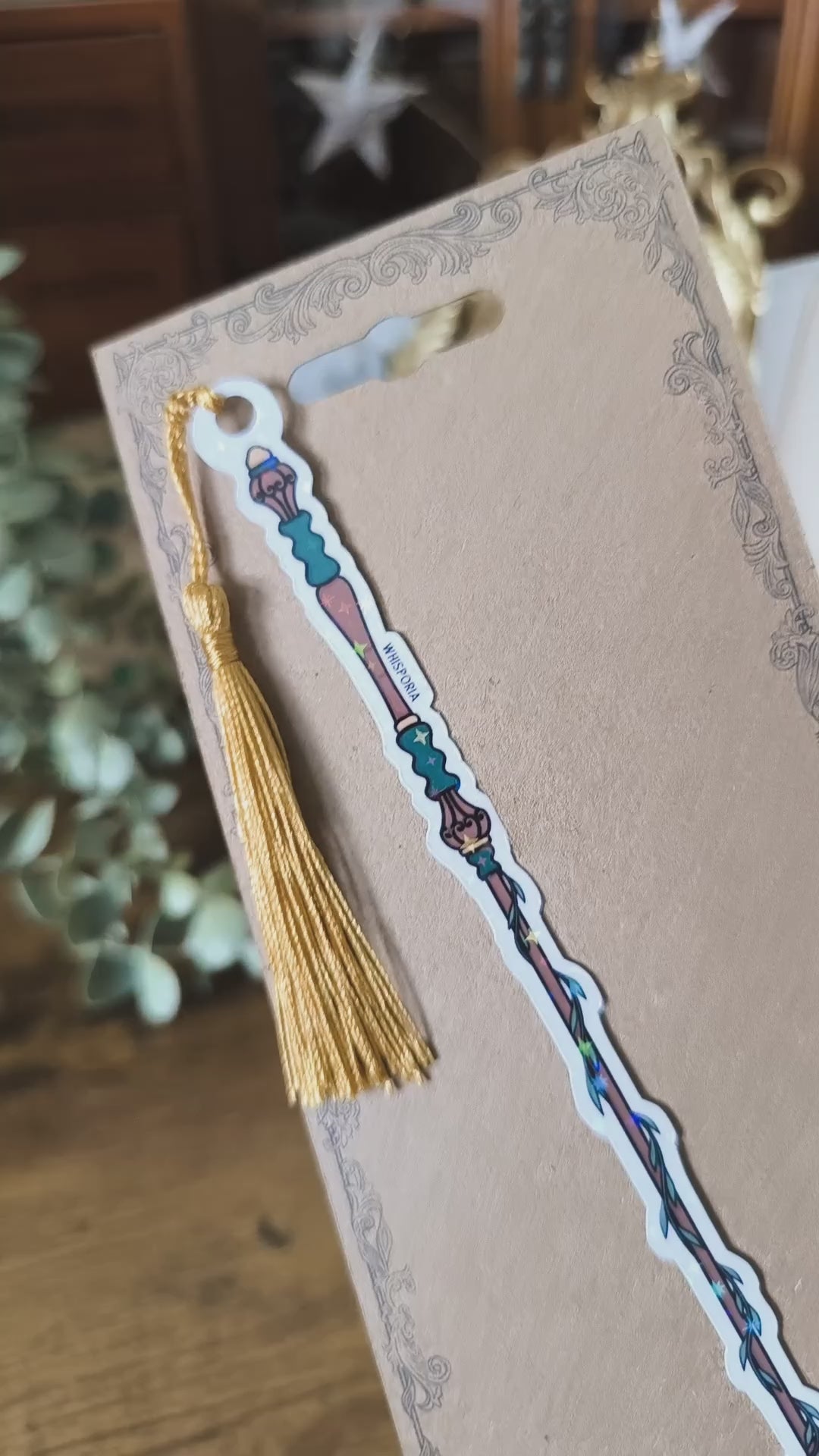 Forest Wand Holo Sparkle Bookmark
