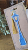 Glowing Victorian Streetlight Holo Sparkle Bookmark