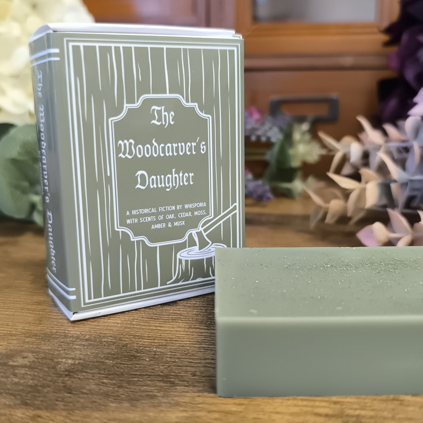 The Woodcarver’s Daughter - Oakmoss & Amber Soy Book Wax Melt