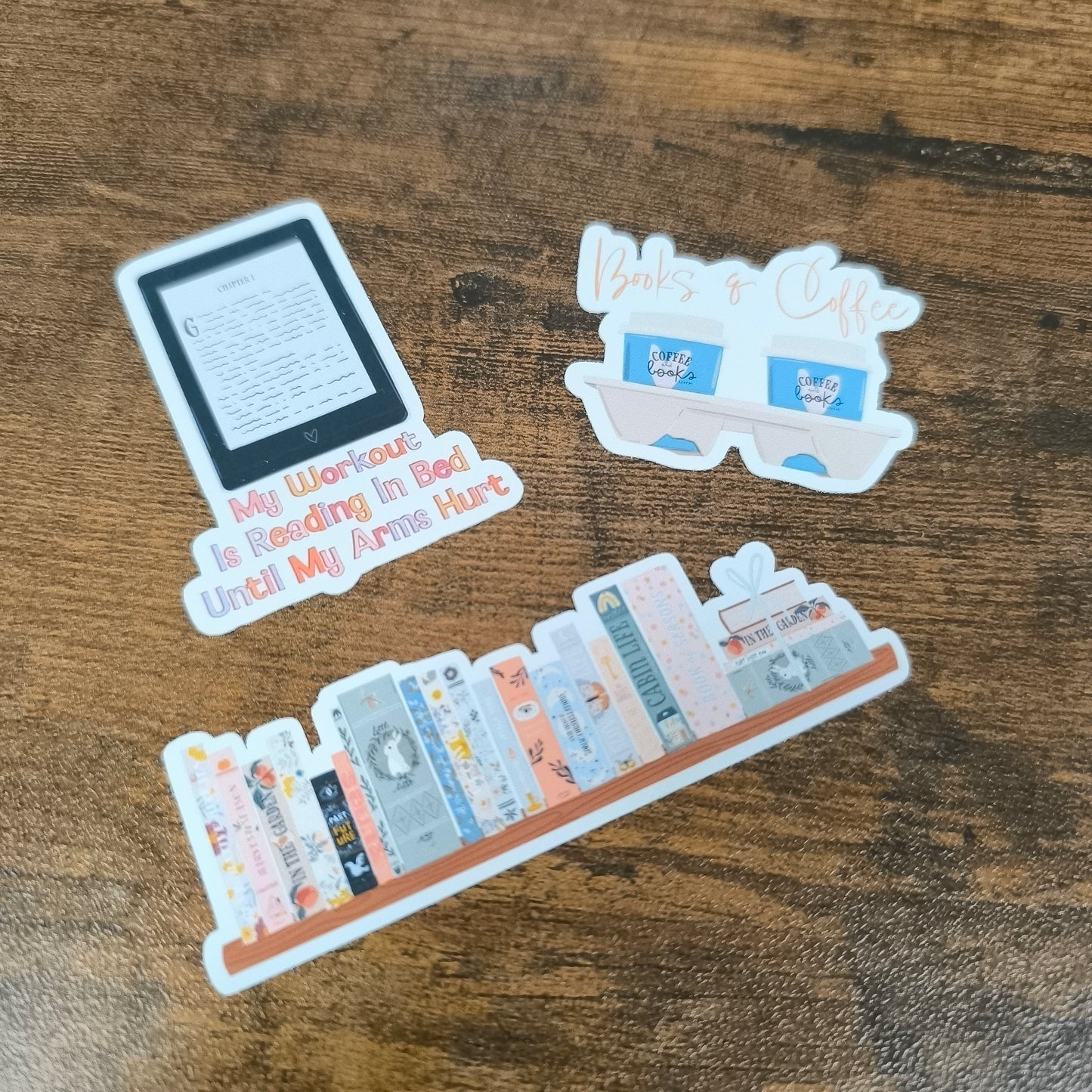 Bookish Vinyl Die Cut Sticker Set