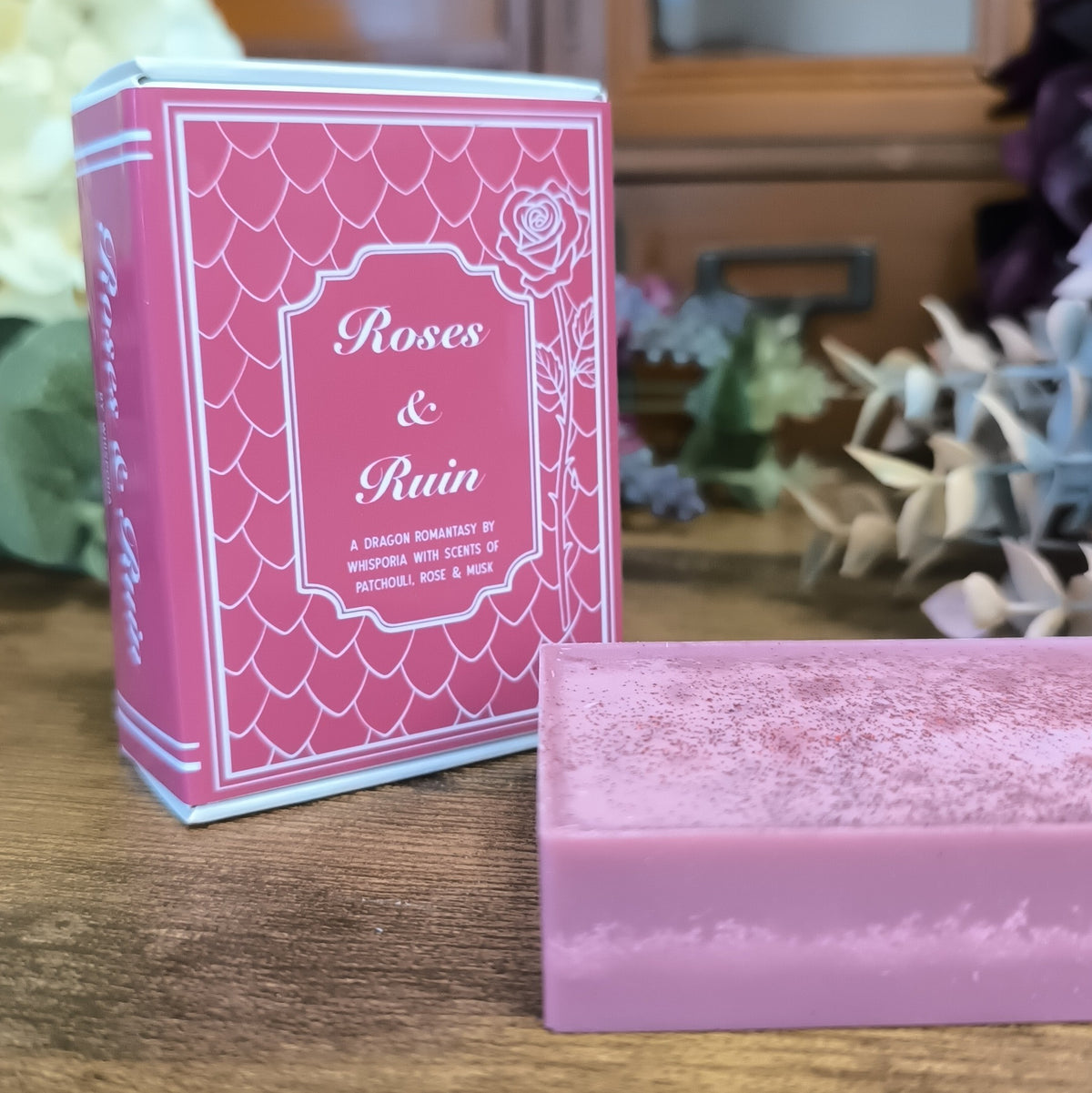 Roses & Ruin - Patchouli & Rose Soy Book Wax Melt