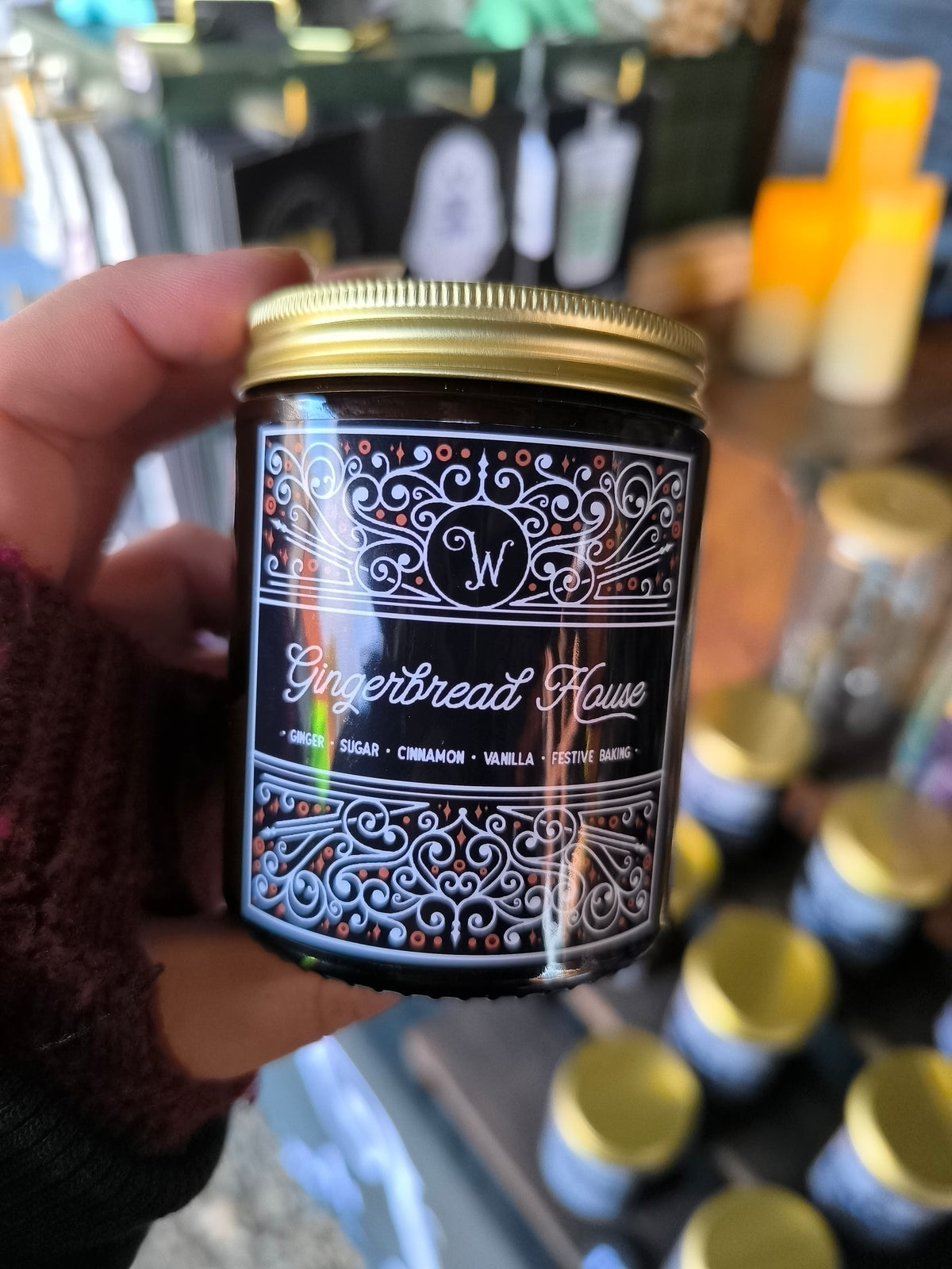 Gingerbread House Candle