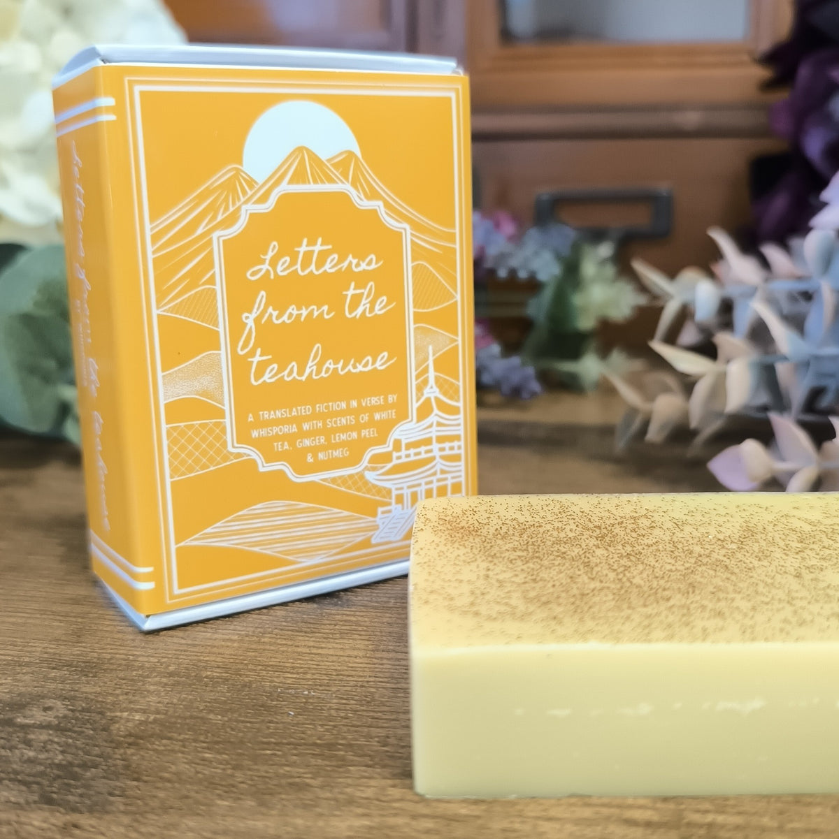 Letters from the Teahouse - Ginger & White Tea Soy Book Wax Melt