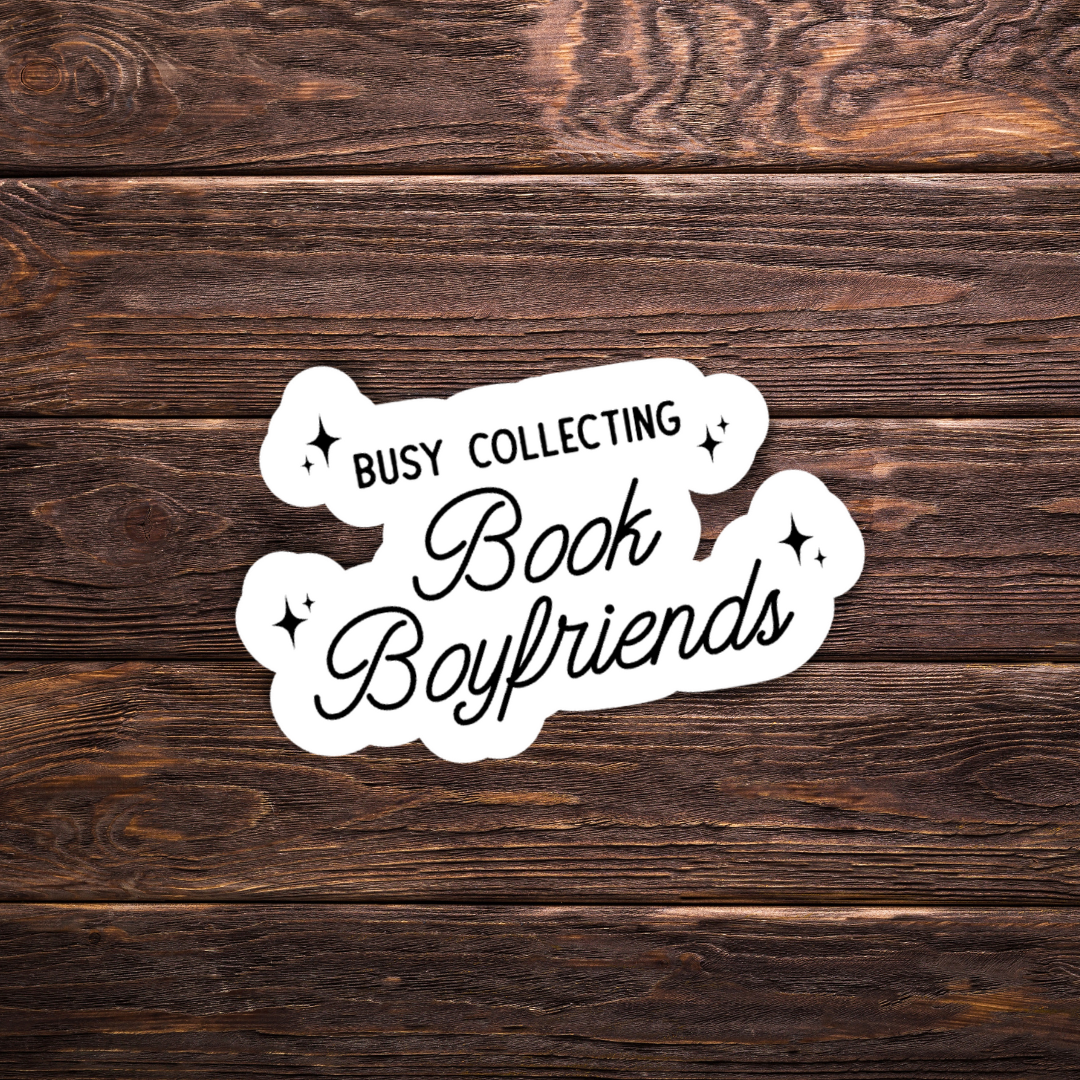 Busy Collecting Book Boyfriends Sticker