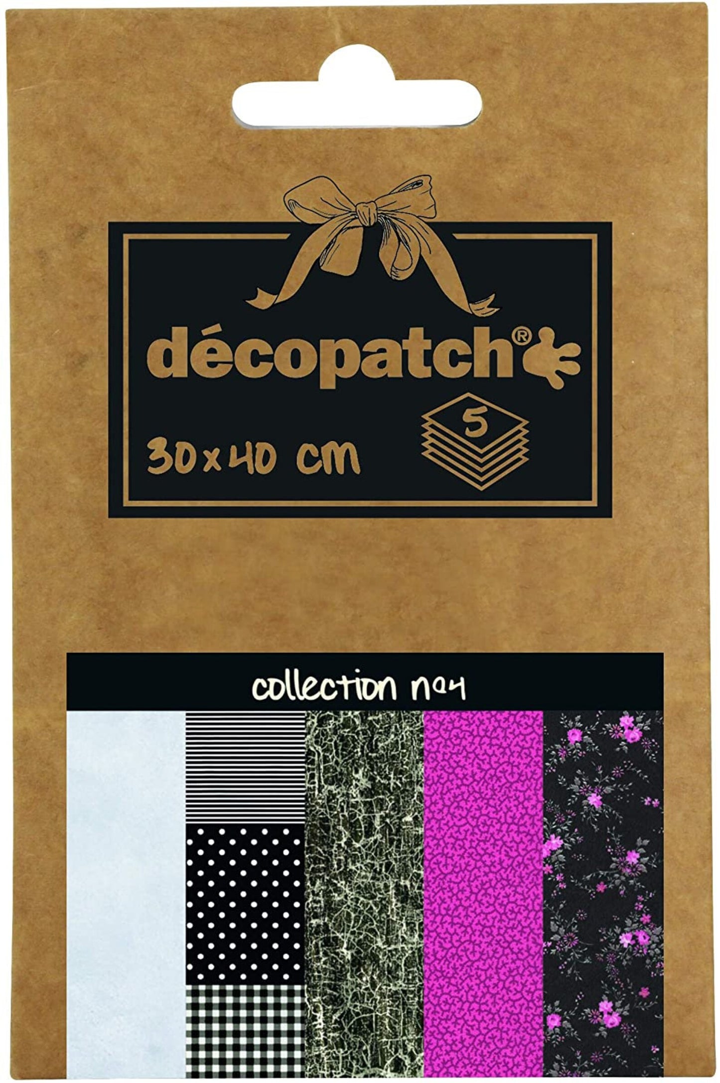 Decopatch no.4 (Black & Pink)