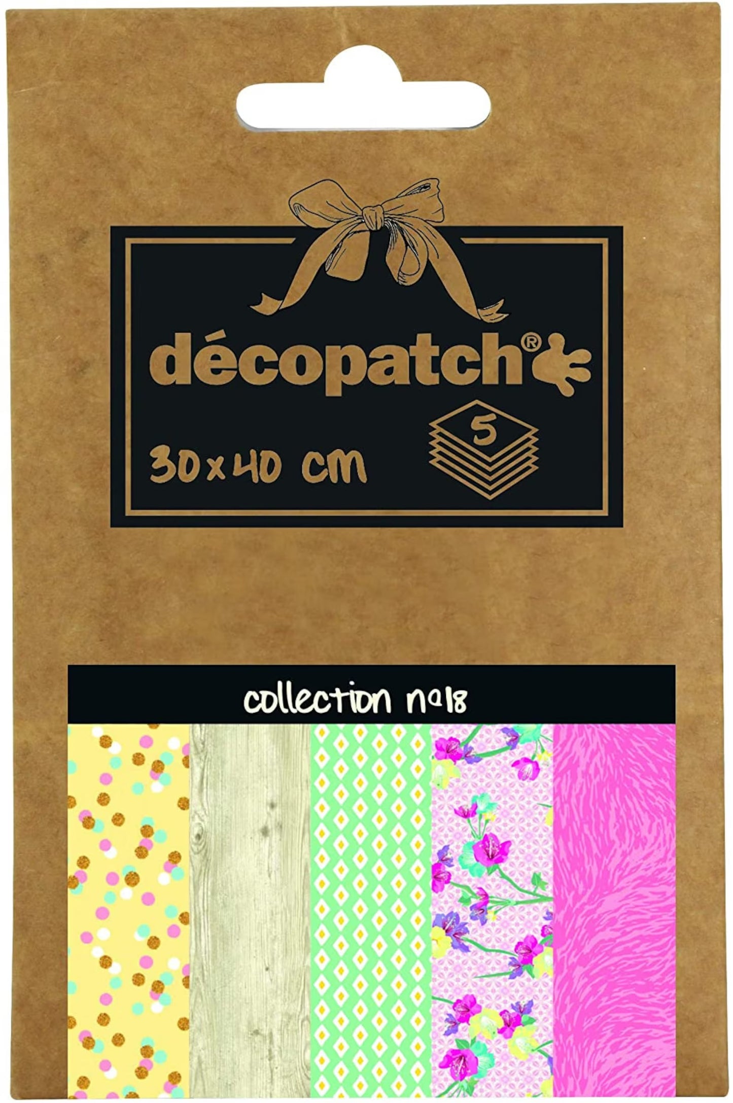 Decopatch no.18 (Floral Wood)