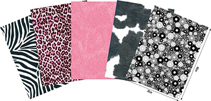 Decopatch no.9 (Pink & Black Animal Print)