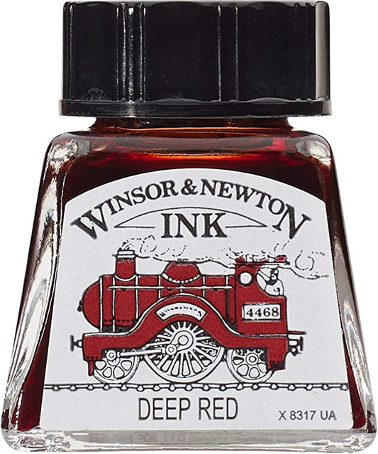 Deep Red Winsor & Newton 14mm Drawing Ink