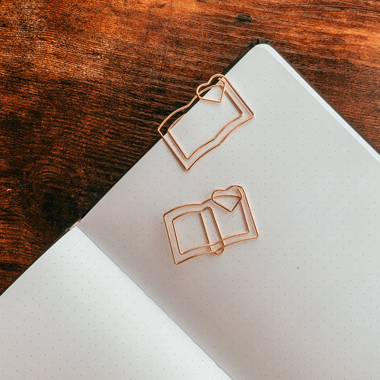 Gold Book Paperclips