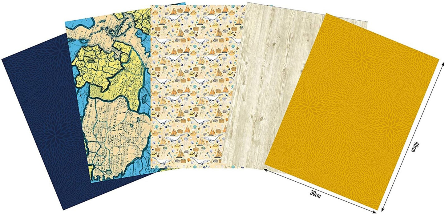 Decopatch no.15 (Ocean Map)